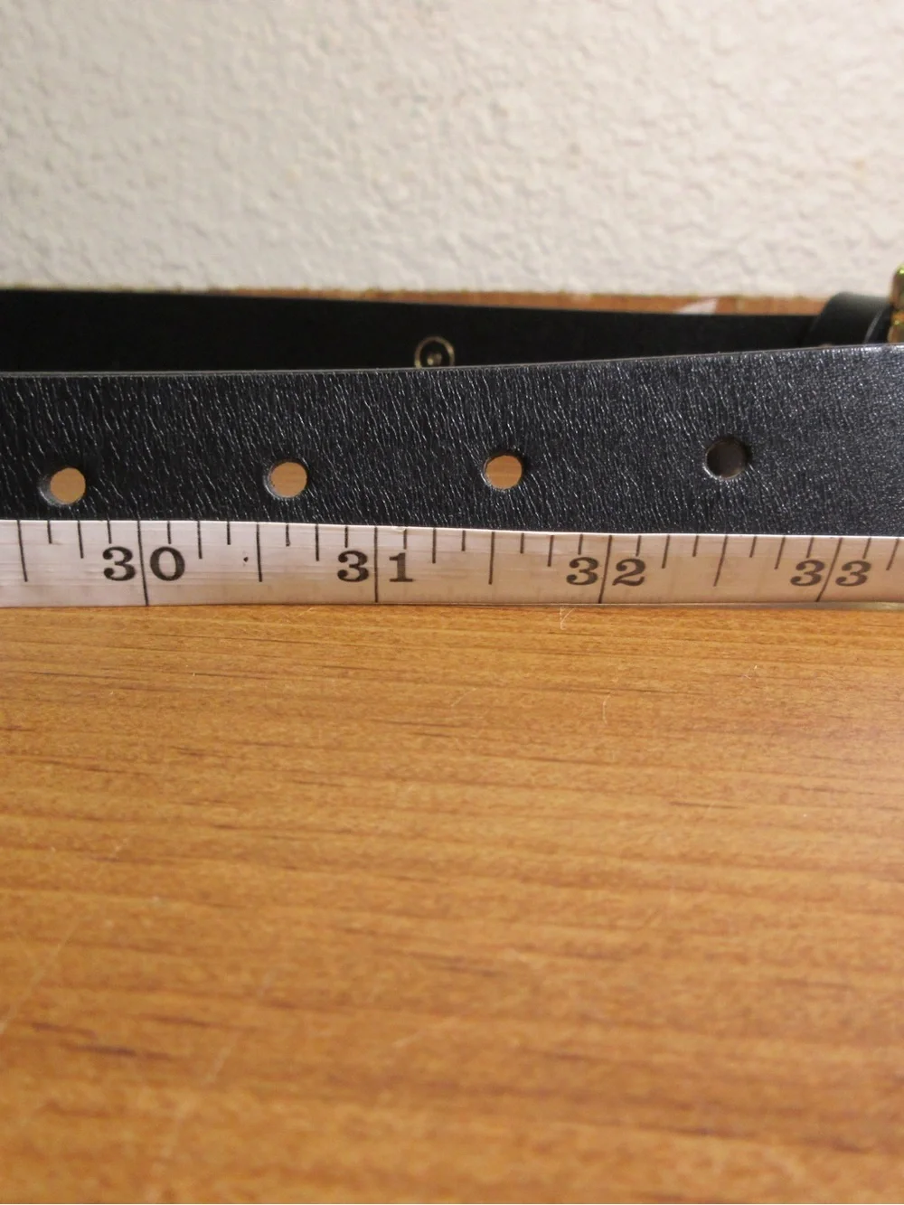 J. Crew Black Leather Belt with Gold Twisted Buckle